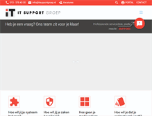 Tablet Screenshot of itsupportgroep.nl